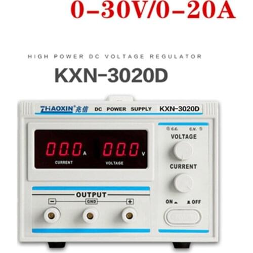 KXN-3020D 30V 20A power DC regulated power supply input 220V High quality Precision Variable Adjustable