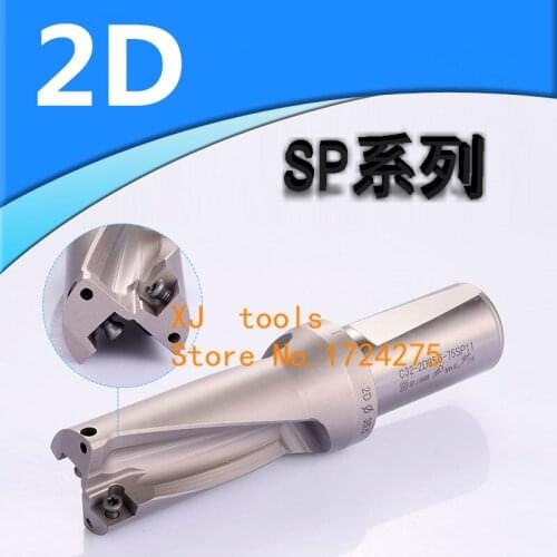 SP C20/C25-2D-SD13--SD17,replace Blades And Drill Type For SPMW SPMT Insert U Drilling Shallow Hole indexable insert drills