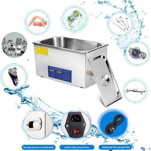 Ultrasonic Cleaning Machine Cleaner 22L for Jewelry Glasses makeup brush cleaner