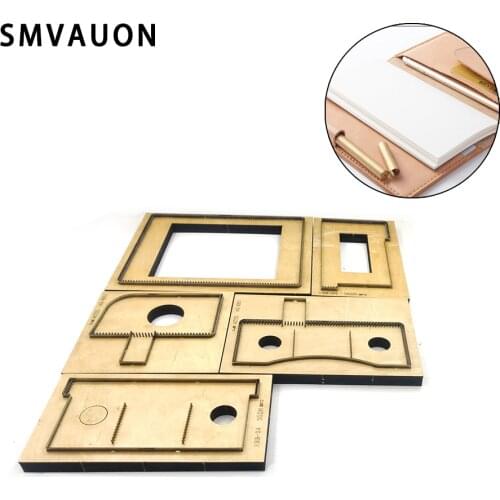 SMVAUON Utility Classic Wallet Die Punching Tool Steel Long Card Bag Straight Die Leather Wallet Wood Cutting Die