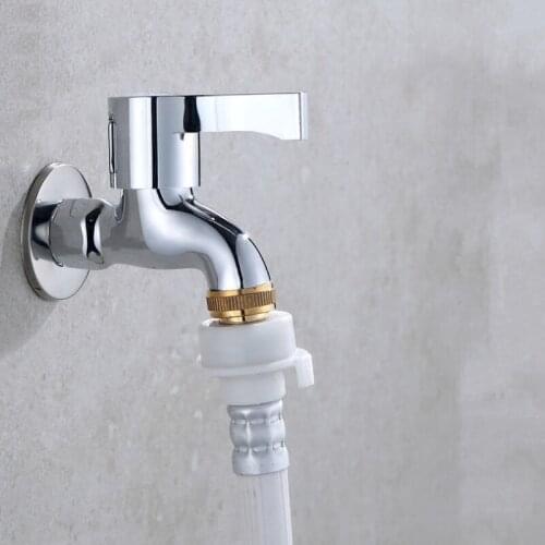 Top Thickened Explosion-proof Washing Machine Copper Faucet Household Quick-open Mop Pool Stainless Steel Tap Durable H8255