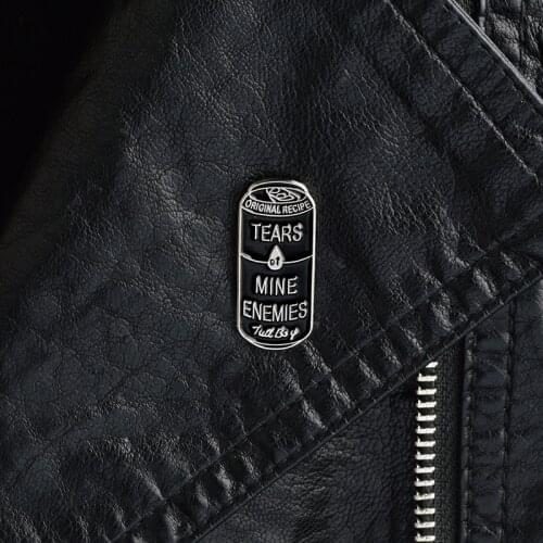 Pins and brooches Original recipe Tears of mine enemies pins Brooches Badges Lapel pins Backpack Bag Hats Accessories