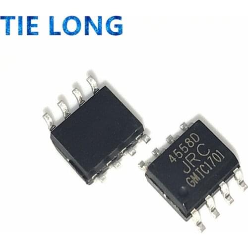 100PCS JRC4558D SOP8 NJM4558D SOP 4558 SMD 4558D JRC44558 Dual OP AMP