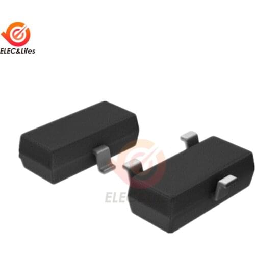 100Pcs MMBT3906 2A 3906 MMBT3906LT1G 2N3906 200mA 40V SOT-23 PNP SMD Triod Transistor