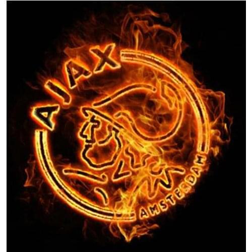 2018 new Football carnival AJAX diamond painting team badge football picture diamond full round diamond embroidery cross stitch