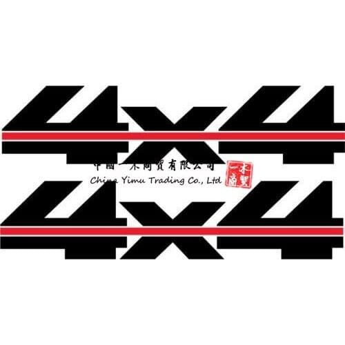 Car Goods For 4x4 1990s Chevy Truck Black Off Road Silverado 1500 Sticker Vinyl Decal 2 Set