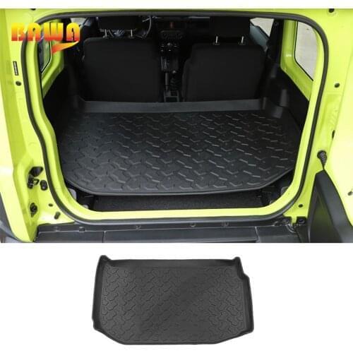 BAWA Car TPE Rubber Rear Trunk Storage Mat Trunk Mat Floor Waterproof Accessories Protective Pads For Suzuki Jimny 2019 2020