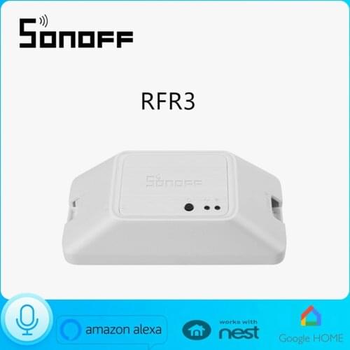 SONOFF RFR3 Remote Control Wireless Smart Home Switch Timing WIFI with RF433MHz