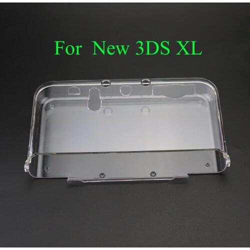 For Nintend New 3DS XL Plastic Clear Crystal Protective Hard Shell Skin Case Cover For Nintend New 3DS XL Console & Games