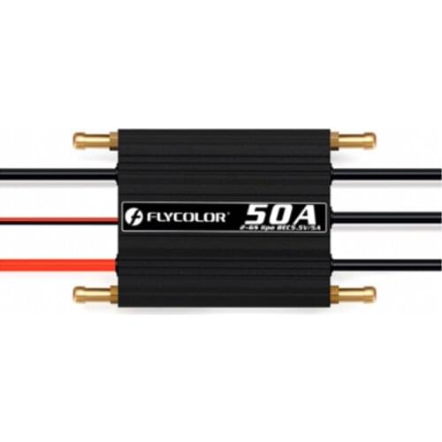 Flycolor 50A 70A 90A 120A 150A Water-cooled waterproof brushless ESC Two-way RC Boat ESC For RC Toys Boat