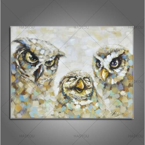 Hasyou large canvas wall art abstract modern decorative pictures New york city oil painting on canvas for living room decoration