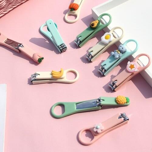 Anime Cardcaptor Sakura Cosplay Creative cartoon folding nail clippers single adult anti-splash nail clippers