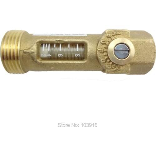 10 pcs of Brass Flow Meter Balancing Valve flow sensor