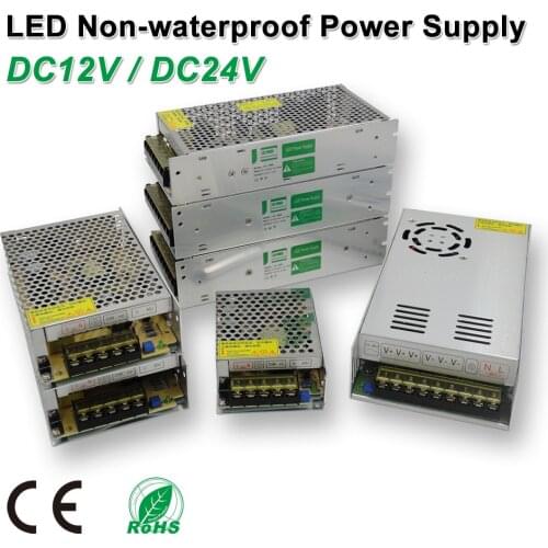 LED Non-waterproof Power Supply,LED Strips Drive,DC12/24V,Adapter transformer,Indoor Use,for panel lights,Linear lighting