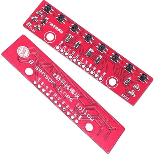Tracking Module Infrared Detection Sensor Module DIY For Arduino 8-Channel Infrared Detector Hunt Module 8bit Sensor Module