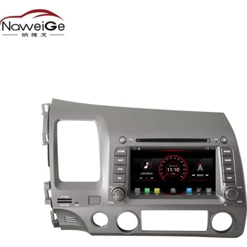 NaweiGe 7Inch Android quad core MTK 9.1 2+16GB Car dvd for HONDA CIVIC LHD Autoradio GPS Navigation Car Multimedia players
