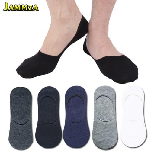5Pairs/Lot New Summer Socks Men Cotton Business Invisible Socks Casual high quality Breathable Solid No Show Black Sporty Meias