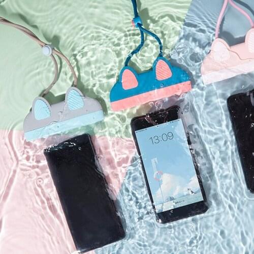 NEW Universal Waterproof Pouch With Strap Cellphone Dry Bag Case Bundle Universal Floating Waterproof Phone Pouch