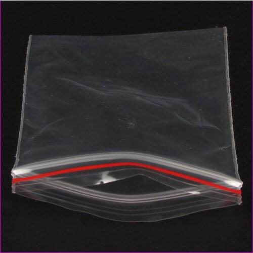 PVP Zip Lock Bags 6X8cm Clear Poly Bag Reclosable Plastic Small Baggies Gift Candies Packing Bags 100pcs