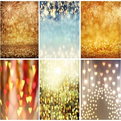 SHENGYONGBAO Art Fabric Bokeh Photography Backdrops Glitter Light Spot Photo Background Studio Photocalls Props 1911 CXZM-14