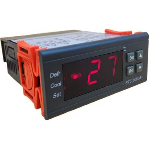 Electronic digital display air-cooled thermostat, cold storage intelligent temperature controller, instrument thermostat