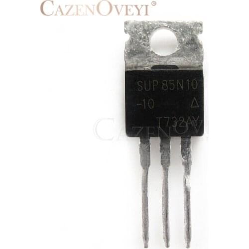 10pcs/lot SUP85N10-10 SUP85N10 85N10 TO-220 85A 100V In Stock