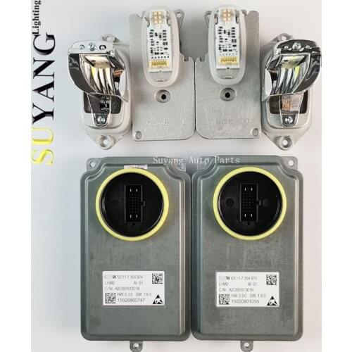 6X New 63117354974 Full LED Headlight Ballast Control Turn Signal module 63117370000 7339023 for BM W 7'F01 F02 LCI 63117339056