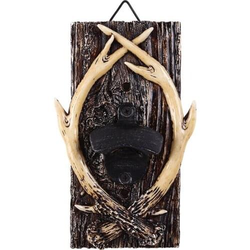 Pastoral style antlers wine opener open bottleware Creative hand-opening bottles Kai resin crafts gifts cap gun