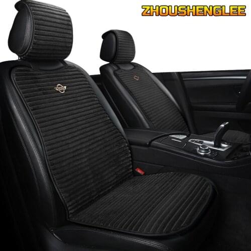 ZHOUSHENGLEE 12V Heated car seat cover for Nissan all models note qashqai almera juke x-trail leaf teana tiida altima Winter Pad
