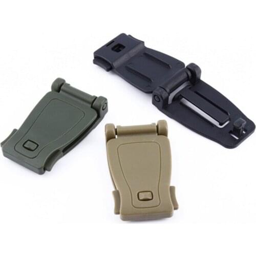 E0257 Outdoor Backpack Accessories Molle Webbing Connect Buckle Clip Plastic Steel Backpack Buckle 10pcs/set EDC