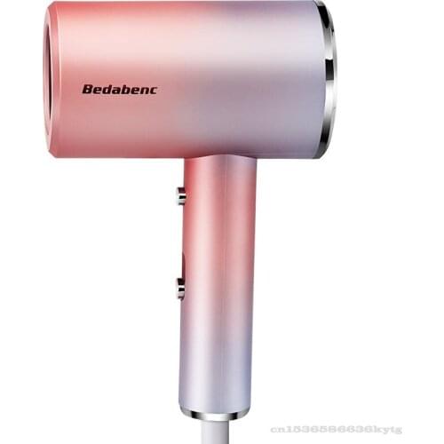 Hair Dryer Blue Negative Ion Mini Gradient Hair Dryer Household Low-power Fourth Gear Hair Care Hair Hairs Dryers