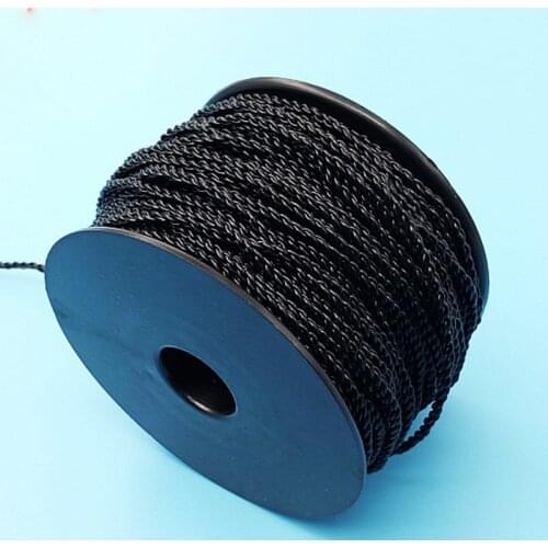 10m HIFI Earphone Cable Black 76 core special soft oxygen-free copper tpe 4 shares fever hifi diy headphones upgrade wire