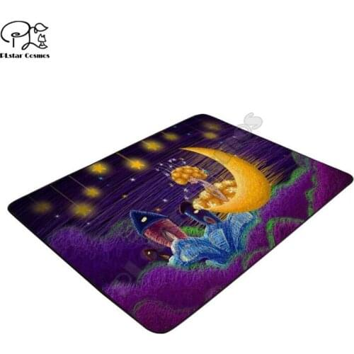 Sweet sleep on the beach carpet Square Anti-Skid Area Floor Mat 3D Rug Non-slip Mat Dining Room Living Room Soft Bedroom Carpet