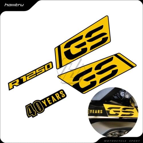 Motorcycle Front Fairing Sticker Case for BMW R1250GS Adventure 2017-2021 40 Years GS Decal