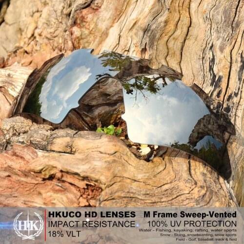HKUCO For M Frame Sweep-Vented Sunglasses Polarized Replacement Lenses
