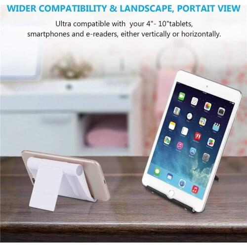 Portable Foldable Swivel Mobile Tablet Stand for IPhone X XR XS Max Samsung S10 S9 Xiaomi 9 Redmi Note 7 Dock Phone Holder Mount