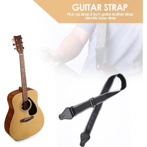 Adjustable Guitar Shoulder Strap Electric Guitar Holder Strap Sling with Buckle for Acoustic Ukelele Stringed Musical Instrument