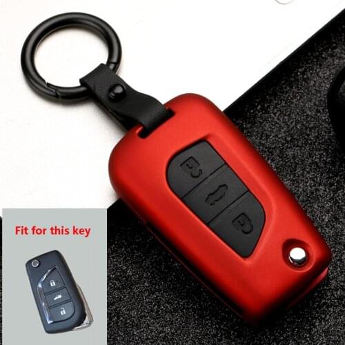 For Toyota Auris Corolla Reiz Avensis Verso Yaris Aygo Rav4 Scion TC IM 2015 2016 2020 Silicon Carbon fiber Car Key Cover Case