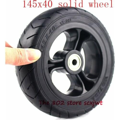 High quality 6 inch solid wheel 145*40 solid tire 145x40 tubeless tyre for electric scooter Childrens trolley gas scooter