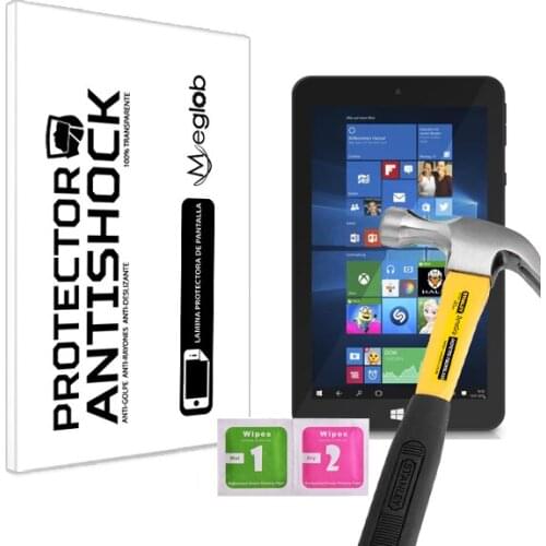 Screen protector Anti-Shock Anti-scratch Anti-Shatter compatible with Tablet Trekstor SurfTab Wintron 70