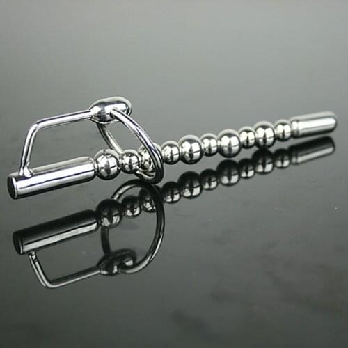 Hot sale long 120mm penis plug stainless steel catheter sounds penis urethral beads sex toys for men urethral dilator