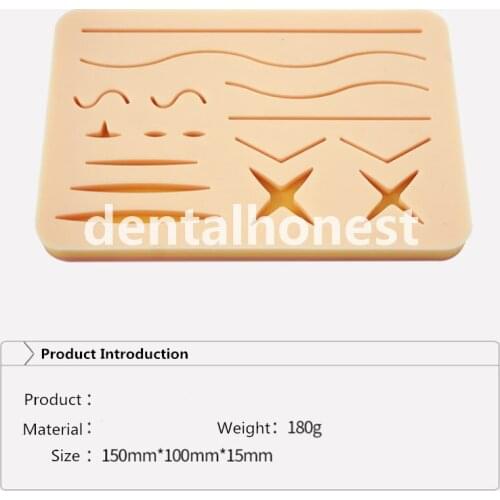 3D Silicone Laparoscopic Simulation Stitching Module Surgical Training Skin Suture Pad denta Teaching Demonstrations