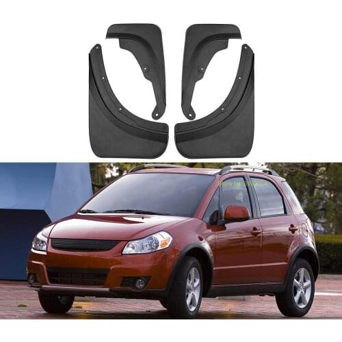 For Suzuki SX4 2011 4PCS Band New Splash Guar Mud Guards Mud Flaps Fender Car Styling Auto Accessories