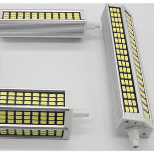 Aluminum R7S LED Bulb 78mm 118mm 138mm 189mm AC 220V Corn Light Replace 10W 20W 25W 30W Compact Fluorescent Lamp Floodlight