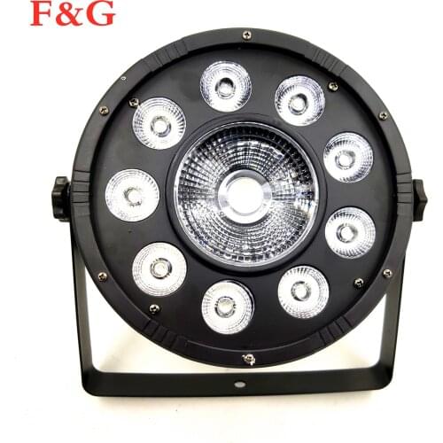 Fast Shipping LED flat par 9X10W+1X30W Digit Led Disco Light RGB 3IN1 LED Light Stage DJ Light DMX Led Par Par Party Lights