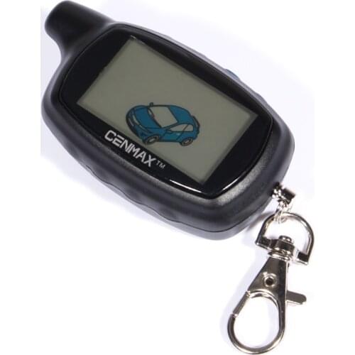 CENMAX ST-7A Russian LCD remote control for CENMAX ST7A 7A LCD keychain car remote 2-way car alarm system