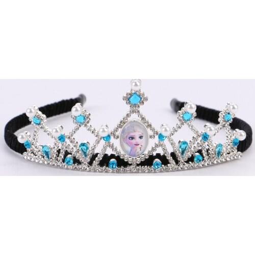 Disney Frozen Childrens Hair Accessories Girls Crown Headdress Little Girls Hair Bands Princess Aisha Hair Combs