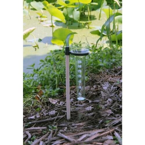 35mm Capacity Rain Gauge Measure Plastic Tube Udometer Easy to Read Compatible with Outdoor Garden Yard 9.5 inches R7UB