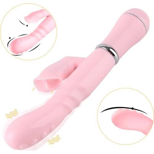 12 Speed Licking Dildo Vibrators for Woman G Spot Clit Stimulation Dildo Vibrator Vagina Clitoris Female Massager Masturbation