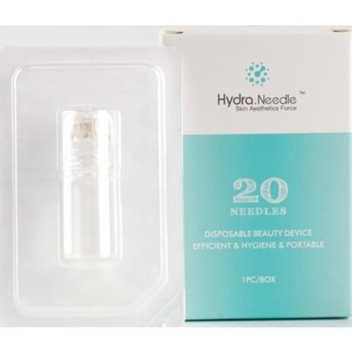 FDA Hydra Needle HN 20 Titanium Microneedle Hyaluronic Acid Pen Stamp All In One Serum Derma Skin Care Beauty Tools For Home Use